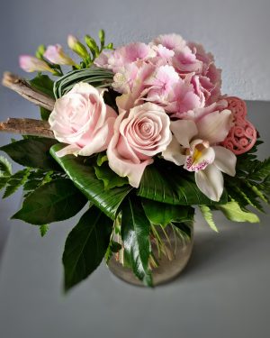 BOUQUET MODERNE ROSE